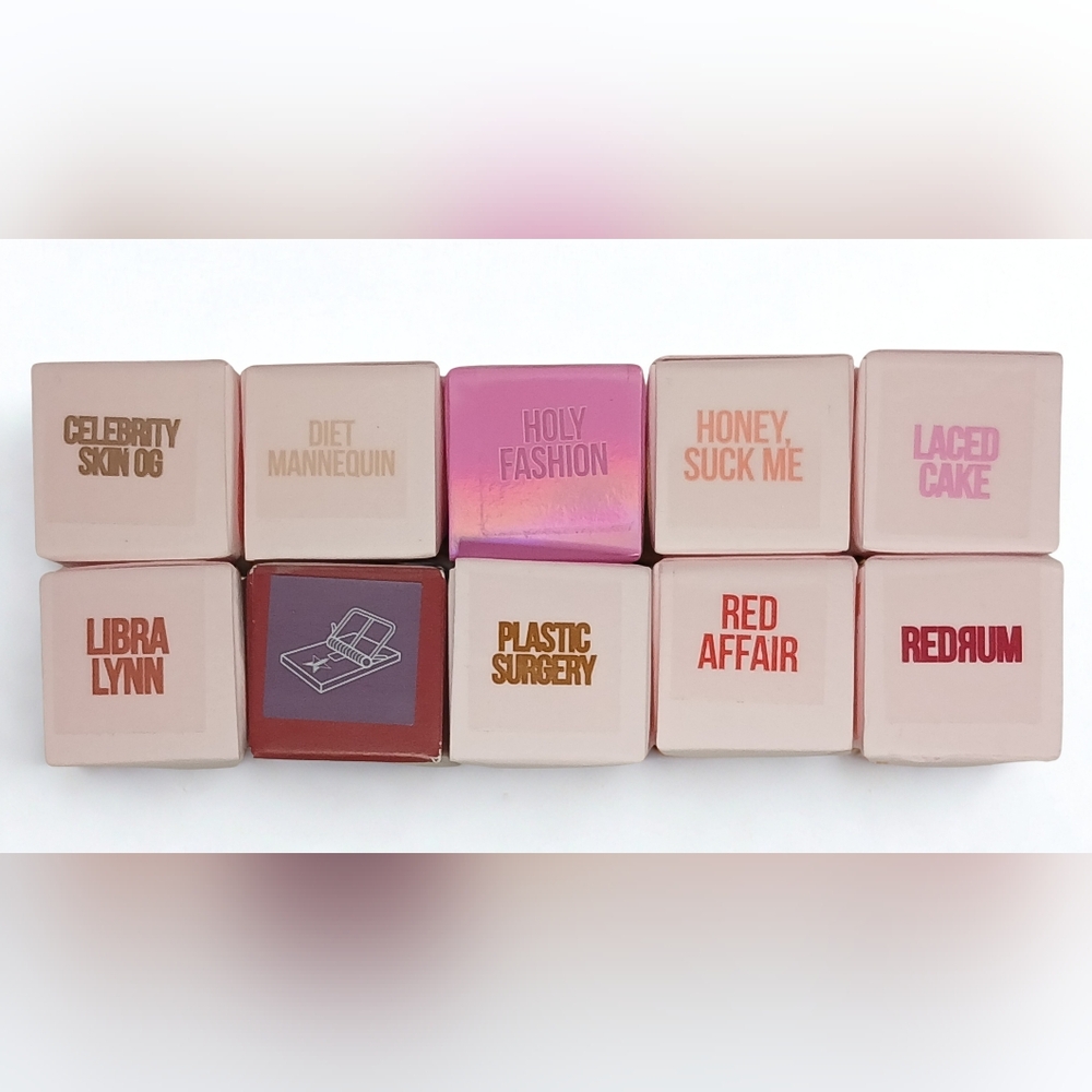 Jeffree Star Velvet Trap Lipsticks Bundle X10 Full Size - Picture 3 of 17